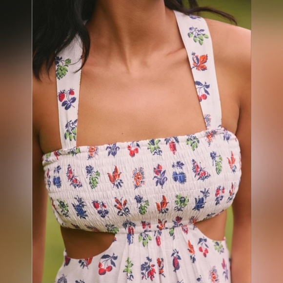 Anthropologie Floral cutout dress - Picture 3 of 4